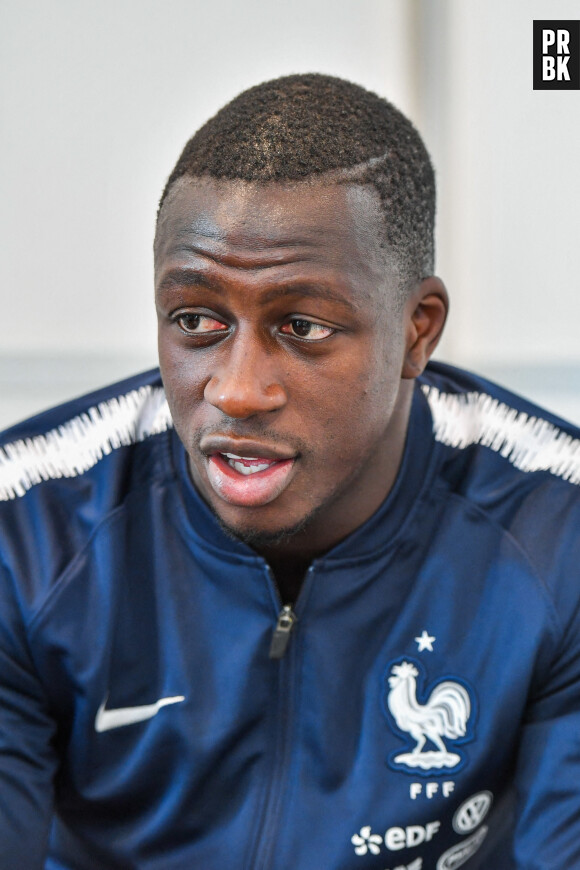 Benjamin Mendy during the Press Conference of French Football Team on June 6, 2018 in Paris, France. Photo by Aude Alcover/Icon Sport/ABACAPRESS.COM