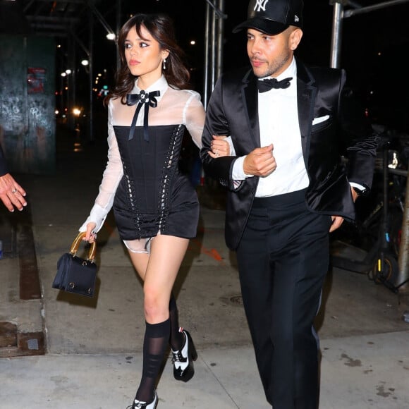 Exclusif - Jenna Ortega - Les célébrités arrivent à l'after party Michaela Coe du "MET Gala 2023" à la discothèque Loosie's Nightclub à New York City, New York, Etats-Unis, le 1er mai 2023. 