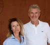 Denis Brogniart et sa femme Hortense au village lors des Internationaux de France de tennis de Roland Garros 2023, à Paris, France, le 6 juin 2023. © Jacovides-Moreau/Bestimage 