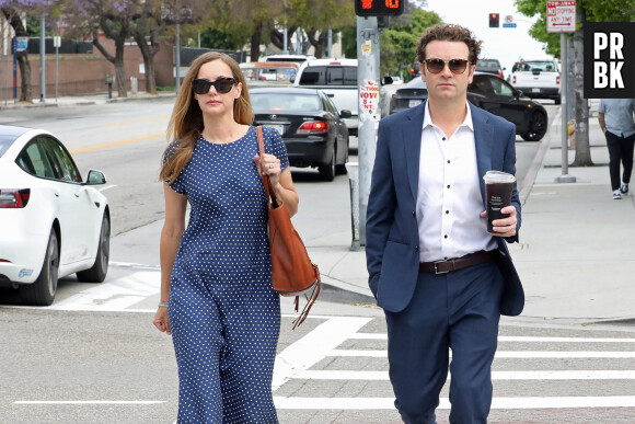 L'acteur Danny Masterson et sa femme Bijou Phillips arrivent au Tribunal pour le verdict de son procès pour viol à Los Angeles, Californie, Etats-Unis, le 30 mai 2023.  Danny Masterson is seen arriving in court today with wife Bijou Phillips, as jury is believed to be issuing their verdict today in his rape retrial case. The jury has been deliberating for over a week in the rape retrial after the first ended in a mistrial in December, with a jury deadlocked on all counts. 