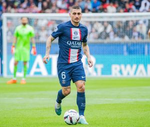 Marco Verratti (Paris SG) - Match de Ligue 1 Uber Eats Paris SG - FC Lorient (1-3) au Parc des Princes à Paris, France le 30 Avril 2023. © Baptiste Autissier / Panoramic / Bestimage 
