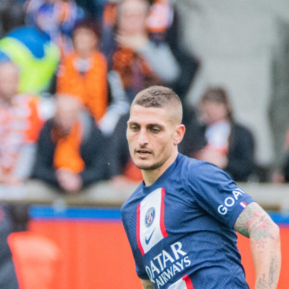 Marco Verratti (Paris SG) - Match de Ligue 1 Uber Eats Paris SG - FC Lorient (1-3) au Parc des Princes à Paris, France le 30 Avril 2023. © Baptiste Autissier / Panoramic / Bestimage 