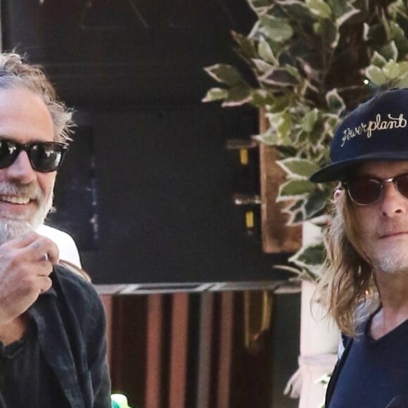 Norman Reedus et Jeffrey Dean Morgan à Manhattan


