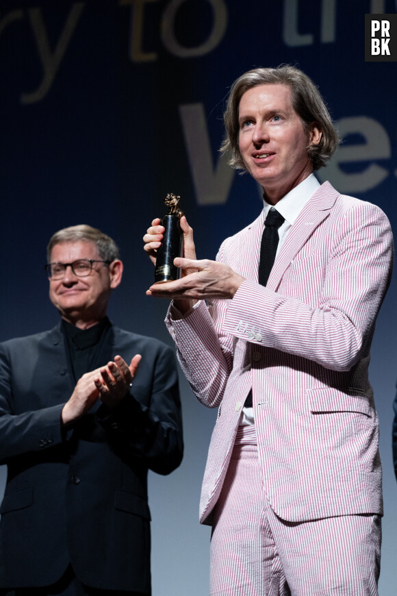 Cyrille Vigneron;Wes Anderson - W.Anderson reçoit le prix Cartier Glory Award lors du 80ème Festival International du Film de Venise (Mostra), le 1er septembre 2023. 