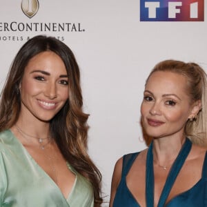 Semi Exclusif - Delphine Wespiser, miss France 2012, Beatrice Rosen lors du gala de l'association "Les bonnes fées" à l'InterContinental Paris le 14 juin 2022. © Rachid Bellak / Bestimage  Semi Exclusive - No web en Suisse / Belgique Gala of the association "Les bonnes Fées" 2022 at the InterContinental Paris on june 14th 2022 