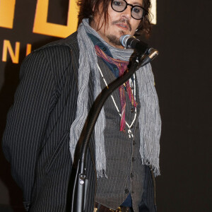 Johnny Depp à la première la série animée "Puffins" au Studio 1905 à Belgrade, Serbie, le 20octobre 2021. © Future-Image/Zuma Press/Bestimage