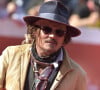 Johnny Depp arrive à la première de Puffins lors de la 16ème édition du festival du film de Rome le 17 octobre 2021. © Rocco Spaziani/Mondadori Portfolio via ZUMA Press / Bestimage