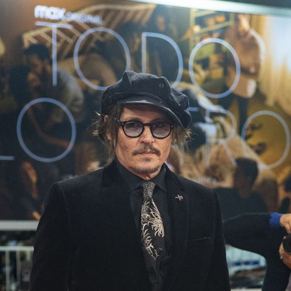 Johnny Depp est au 69ème festival international du film de San Sebastian (Saint Sebastien) pour recevoir un Donostia le 22 septembre 2021.