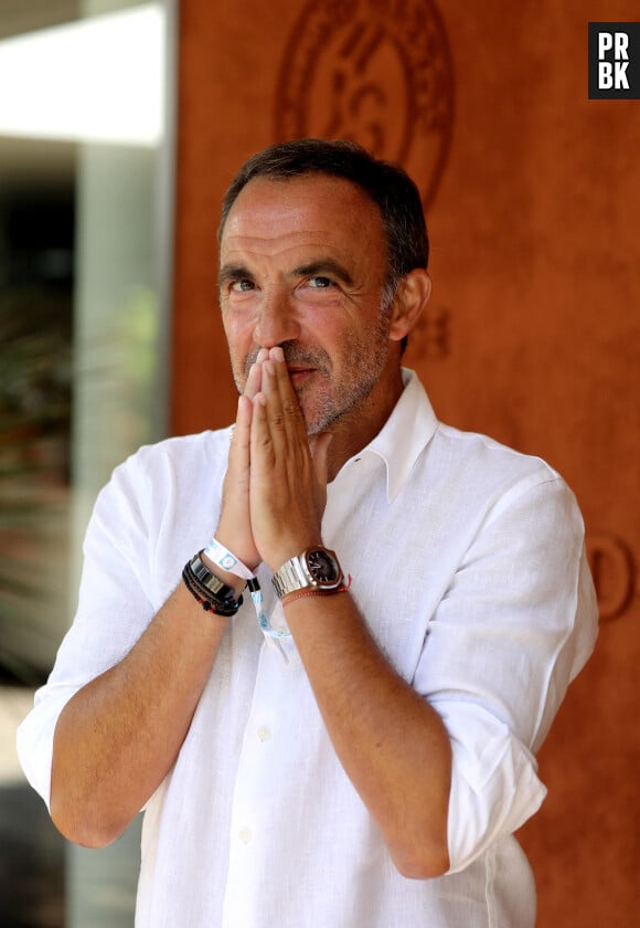 Nikos Aliagas au village des Internationaux de France de Roland Garros à Paris le 11 juin 2021. © Dominique Jacovides / Bestimage 