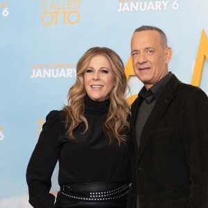 Rita Wilson, Tom Hanks, à la première du film "A Man Called Otto" à Londres, le 16 décembre 2022.