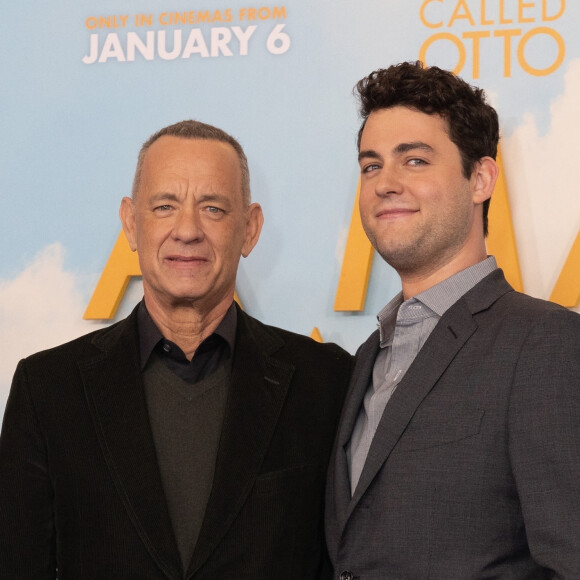 Tom Hanks, Truman Hanks, à la première du film "A Man Called Otto" à Londres, le 16 décembre 2022.