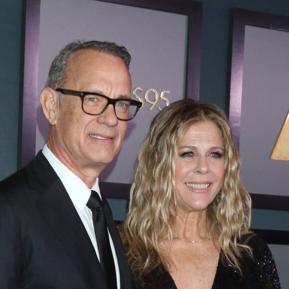 Tom Hanks, Rita WIlson au photocall des "13th Governors Awards" à Century City, le 20 novembre 2022. © Kay Blake/Zuma Press/Bestimage