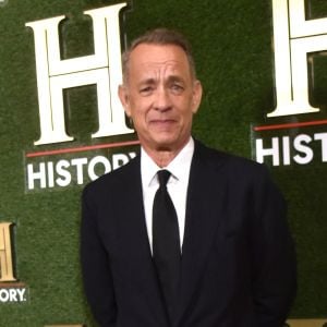 Tom Hanks au photocall de la soirée "HISTORYTalks 2022: Your Place in History" dans le DAR Constitution Hall de la Maison Blanche à Washington DC, le 24 septembre 2022.