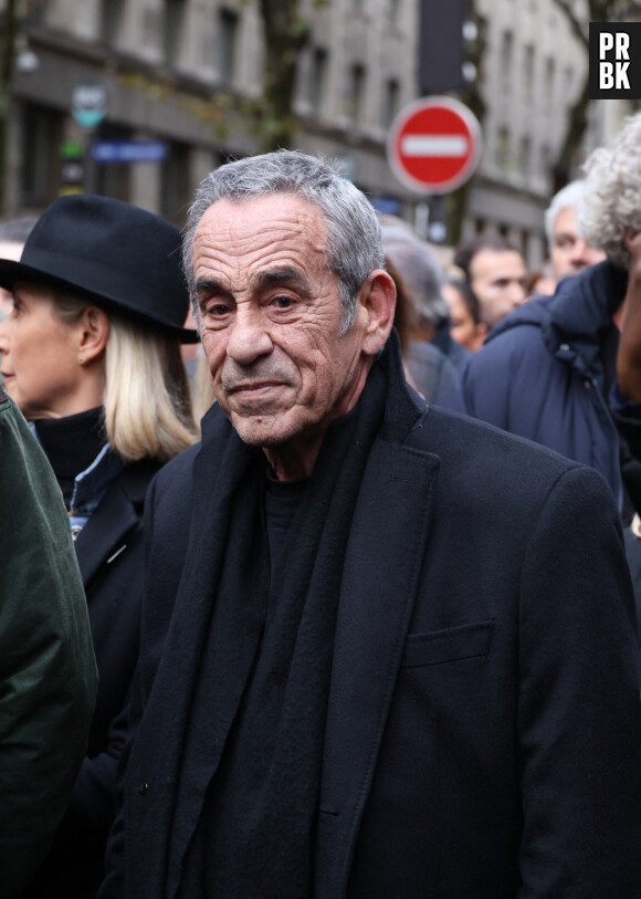 Thierry Ardisson - Marche pour la République et contre l'antisémitisme à Paris le 12 novembre 2023. © Denis Guignebourg / Bestimage