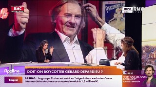 Gros lapsus d'Apolline de Malherbe : elle confond Gérard Depardieu et Gérald Darmanin en direct sur RMC