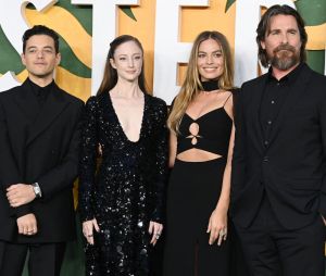 Christian Bale, Andrea Riseborough, Margot Robbie, Rami Malek - Première du film "Amsterdam" à Leicester Square à Londres. Le 21 septembre 2022