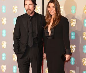Christian Bale et sa femme Sibi Blazic - 72ème cérémonie annuelle des BAFTA Awards au Royal Albert Hall à Londres, le 10 février 2019.