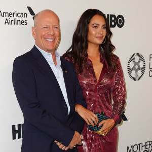 Bruce Willis et sa femme Emma Heming Willis - Les célébrités lors de la première du film 'Brooklyn Affairs' à l'occasion de la 57ème édition du Festival du Film de New York, le 11 octobre 2019.