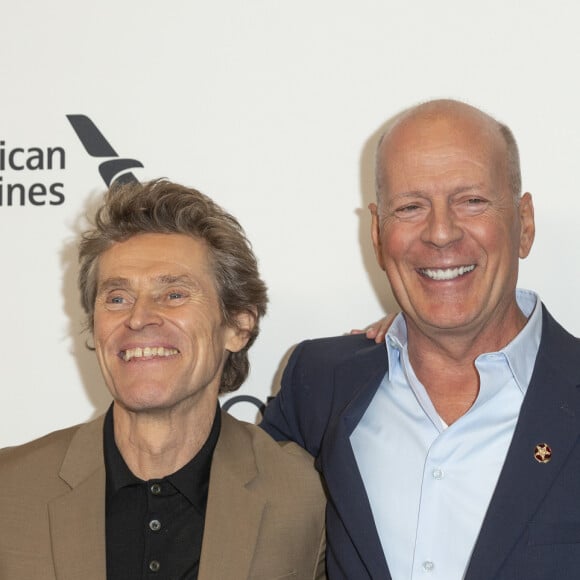 Willem Dafoe, Bruce Willis, Edward Norton - Les célébrités lors de la première du film 'Brooklyn Affairs' à l'occasion de la 57ème édition du Festival du Film de New York, le 11 octobre 2019.