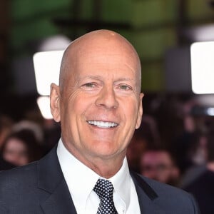 Bruce Willis lors de la première de "Glass" à Londres, le 9 janvier 2019.