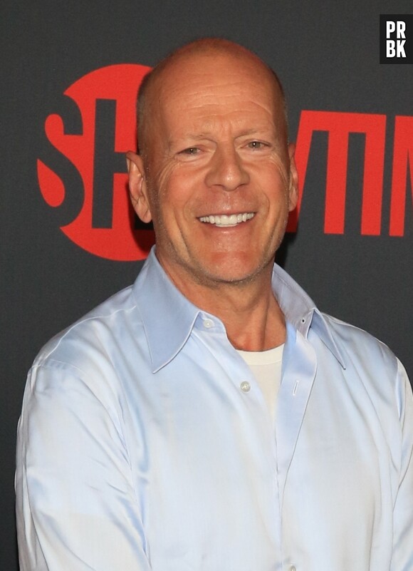 Bruce Willis - Les célébrités arrivent au T-Mobile Arena pour assister au combat de boxe qui oppose Floyd Mayweather et Conor McGregor à Las Vegas le 26 aout 2017.