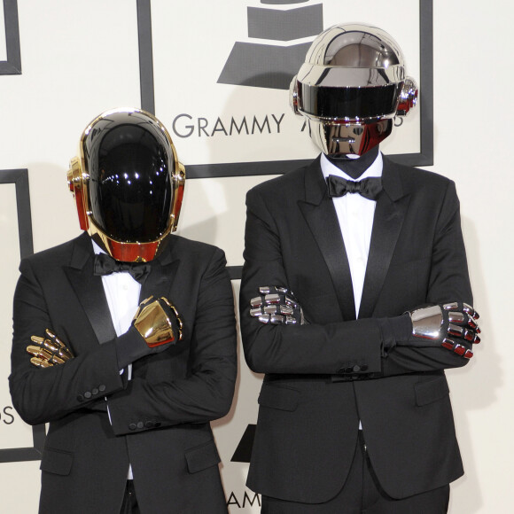 Daft Punk - 56eme ceremonie des Grammy Awards a Los Angeles, le 26 janvier 2014.