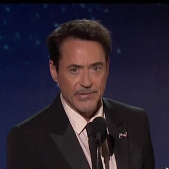 BGUK_2816375 - Los Angeles, CA - Robert Downey Jr pokes fun at his bad movie reviews as he picks up award at the Critics Choice Association Awards. The actor, who won Best Support Actor for his role in Oppenheimer, read out several real reviews from critics which left the celebrity audience in stitches. Downey Jr started off his speech by calling out his fellow nominees saying: “Ryan, Charles, Robert and Mark would join me in welcoming Sterling K to the mix, another challenger has entered the octagon!” He then pulled out a card from his pocket and continued: “You know what you got me thinking this morning, I guess I love critics, it’s all I think about. So, the Critics Choice Association, you know they've given me such beautiful feedback really, just so many great moments and some of it's so poetic. I just want to share some of their thoughts with you from over the year. The first one of kind of like high coup – ‘sloppy messy and lazy’. The next one is much more metaphoric – ‘like Pee Wee Herman emerging from a coma’. This was from a Brit – ‘a puzzling waste of talent’. And lastly, and this one lingered - ‘amusing as a bedlocked fart’. I just want to say honestly to my Oppenhomies every day of filming was like having my ego’s ass handed to me at the door and I think it couldn't have happened to a nicer guy!” 