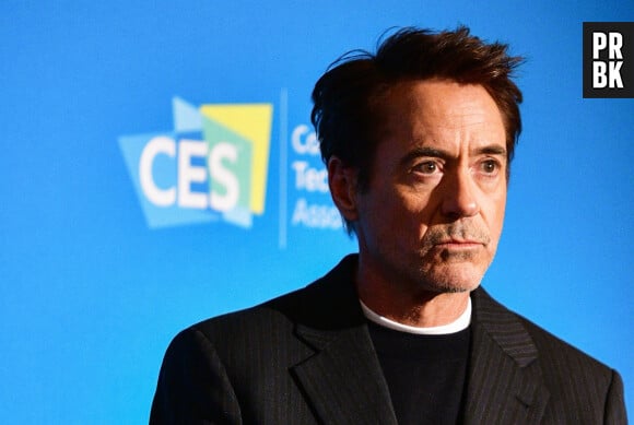 Las Vegas, NV - Robert Downey Jr speaks at What Are The Odds? Fighting Consumer Security in Today's Digital Age during CES 2024 at Aria in Las Vegas, Nevada. Pictured: Robert Downey Jr 