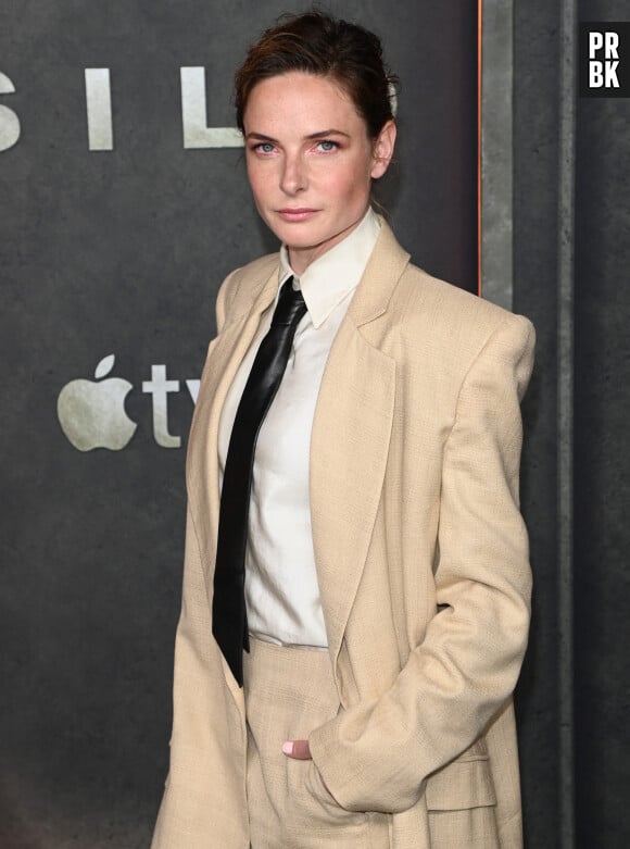 Rebecca Ferguson à Londres pour la première de "Silo" le 25 avril 2023.