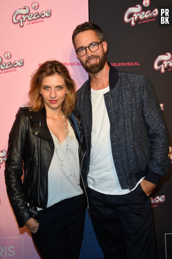 Amandine Bourgeois, Emmanuel Moire - Générale de la comédie musicale "Grease" au Théâtre Mogador à Paris le 28 septembre 2017. © Coadic Guirec/Bestimage