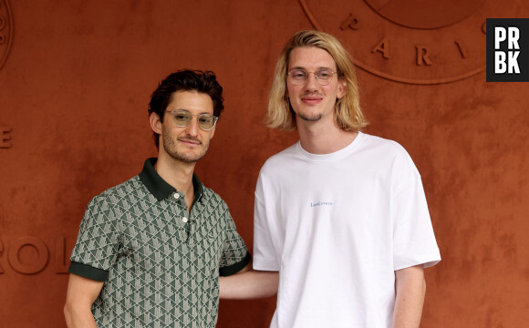 Pierre Niney, Paul Mirabel au village lors des Internationaux de France de tennis de Roland Garros 2023, à Paris, France, le 11 juin 2023. © Jacovides-Moreau/Bestimage