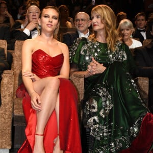 Scarlett Johansson, Laura Dern lors de la première du film "Marriage Story" lors du 76ème festival du film de Venise, la Mostra, sur le Lido au Palais du cinéma de Venise, Italie, le 29 août 2019.