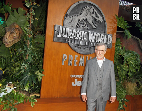 Steven Spielberg à la première de "Jurassic Park: Fallen Kingdom" au Walt Disney Concert Hall à Los Angeles, le 12 juin 2018.