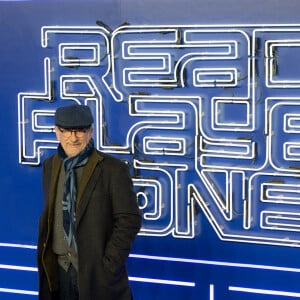Steven Spielberg - Première européenne du film "Ready Player One" au cinéma Vue sur la place Leicester à Londres, Royaume Uni, le 19 mars 2018.