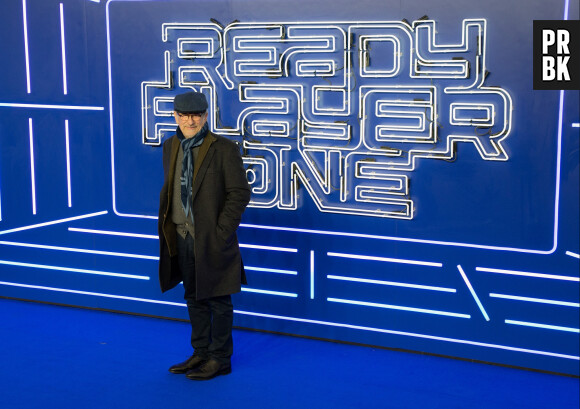 Steven Spielberg - Première européenne du film "Ready Player One" au cinéma Vue sur la place Leicester à Londres, Royaume Uni, le 19 mars 2018.