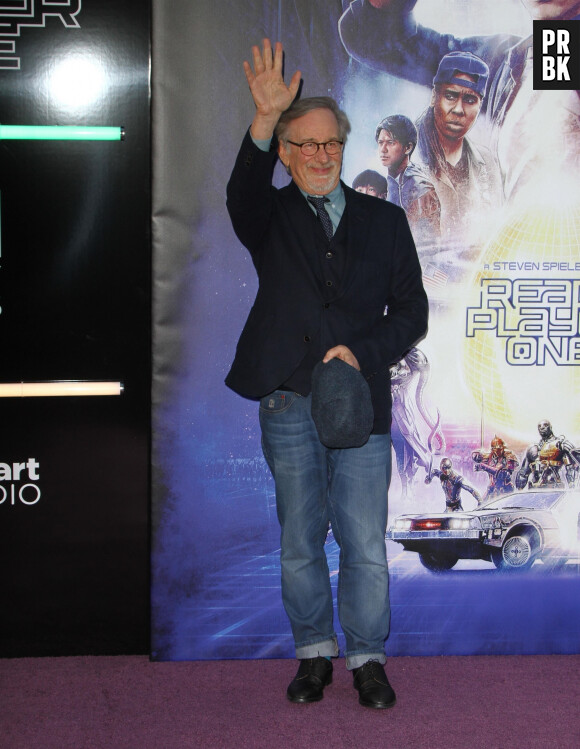 Steven Spielberg à la soirée Ready Player One au théâtre The Dolby à Hollywood, le 26 mars 2018