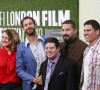 Zack Gottsagen, Shia LaBeouf, Tyler Nilson, Michael Schwartz, Tr à la première du film "The Peanut Butter Falcon" lors du 63ème Festival International du Film de Londres (BFI), le 3 octobre 2019.