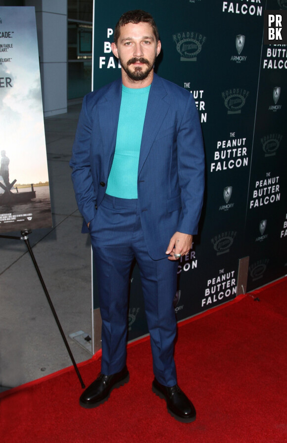 Shia LaBeouf à la projection du film The Peanut Butter Falcon à Los Angeles, le 1er août 2019