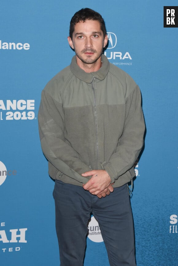 Shia LaBeouf - Les célébrités posent pour la première du film " Honey Boy" à l'occasion du festival du film de Sundance à Park City le 25 janvier 2019.