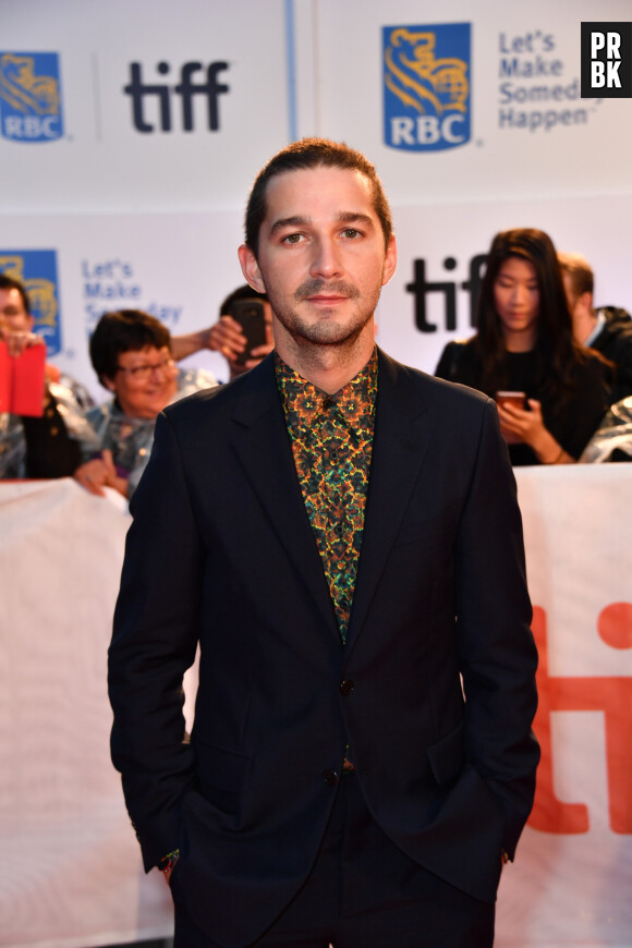 Shia LaBeouf à l'avant-première de "Borg vs. McEnroe" au TIFF, le 7 septembre 2017. © Igor Vidyashev via Zuma Press/Bestimage