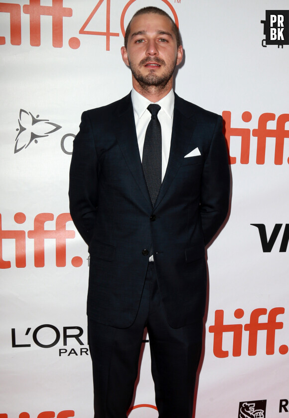 Shia LaBeouf - Tapis rouge du film "Man Down" lors du festival international du film de Toronto, le 15 septembre 2015.