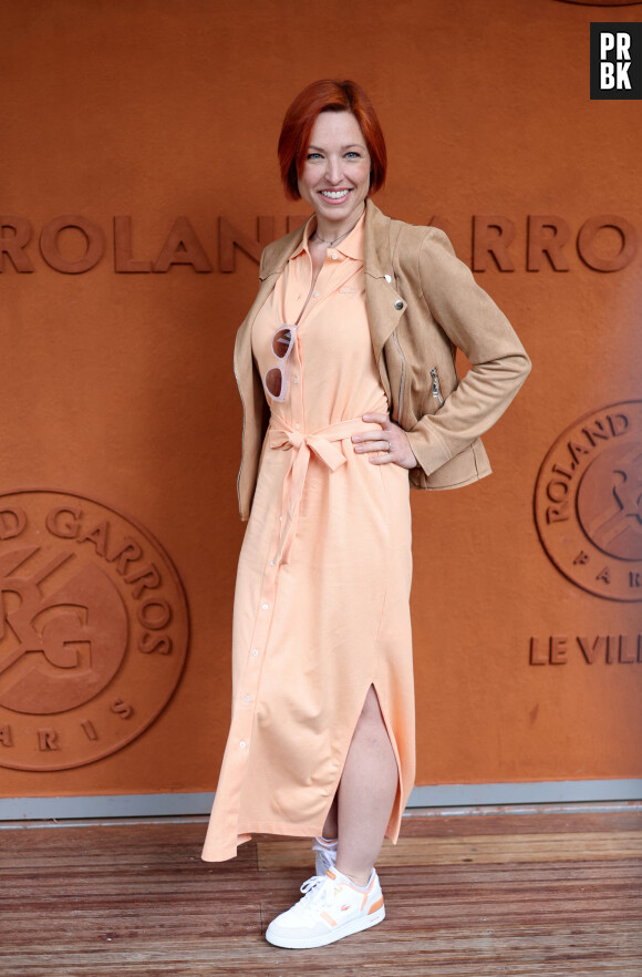 Natasha St-Pier - Les célébrités au village lors des Internationaux de France de tennis de Roland Garros 2024 à Paris. Le 28 mai 2024. © Jacovides-Moreau / Bestimage