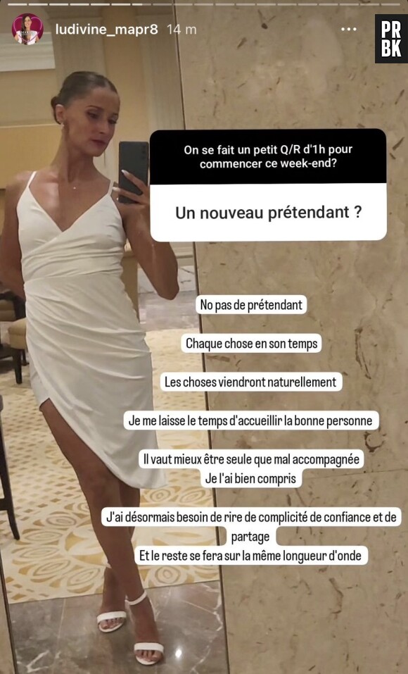 Ludivine révèle sa situation amoureuse actuelle avant le dernier épisode.