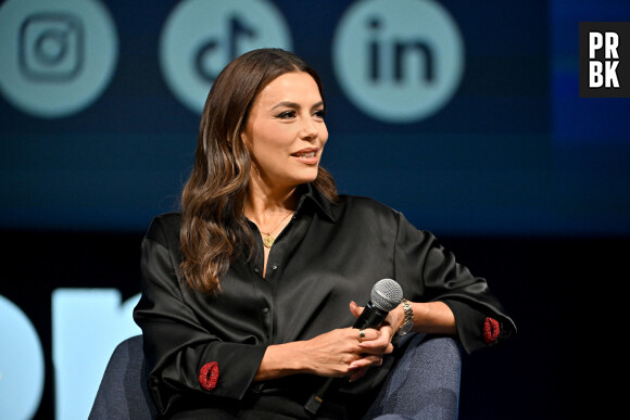 Eva Longoria a participé à une conférence au Mipcom 2023 à Cannes le 16 octobre 2023. © Bruno Bebert / Bestimage