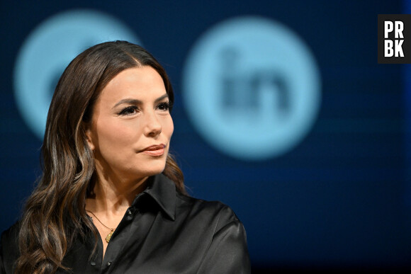 Eva Longoria présente à une conférence au Mipcom 2023 à Cannes le 16 octobre 2023. © Bruno Bebert / Bestimage