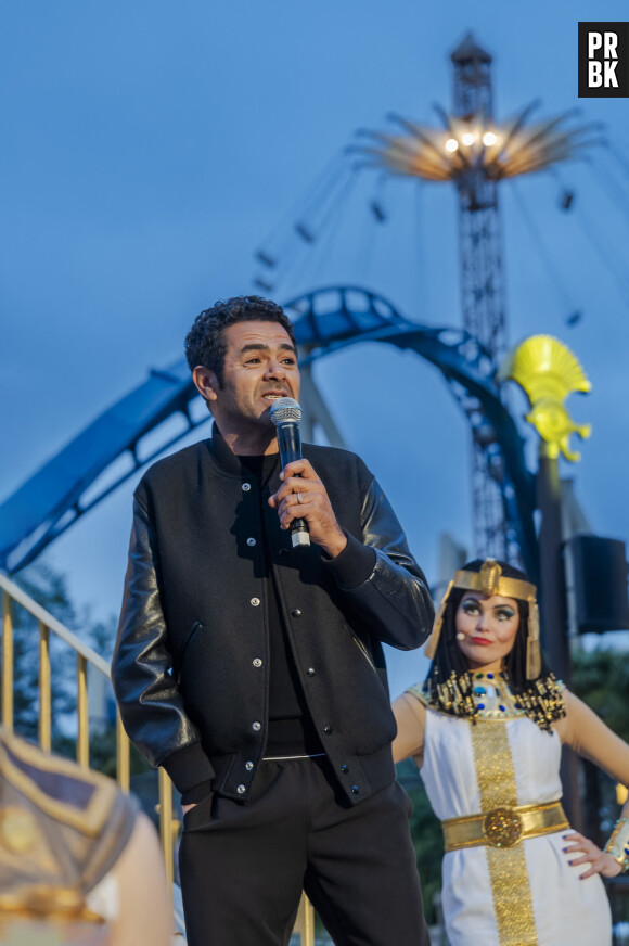 Jamel Debbouze - Le Parc Astérix a inauguré sa nouvelle attraction, "La Tour de Numérobis" à l'occasion de son 35ème anniversaire. © Sylvain Cambon / Parc Asterix via Bestimage