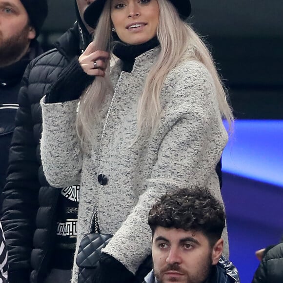 Mélanie Da Cruz dans les tribunes du Stade de France lors du match de football amical France - Colombie. © Cyril Moreau/Bestimage