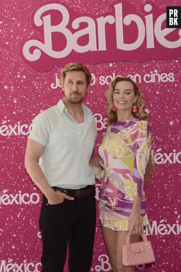 Margot Robbie et Ryan Gosling à Mexico pour le film Barbie © Carlos Tischler/eyepix via ZUMA Press Wire / Bestimage