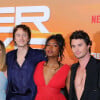 Austin North, Rudy Pankow, Madelyn Cline, Drew Starkey, Carlacia Grant, Chase Stokes, Jonathan Davis - Première de la saison 3 de la série Netflix "OBX 3 Outer Banks" à Westwood.