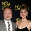 Rian Johnson, Madelyn Cline. - Les célébrités lors de la cérémonie "Hollywood Critics Association's HCA Film Awards" à Beverly Hills.